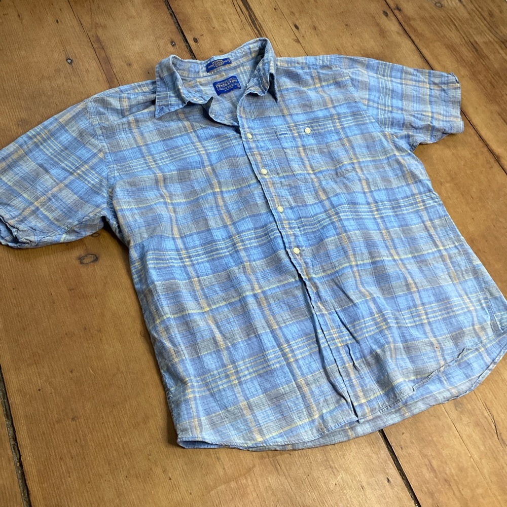 Pendleton mens Oceanside short sleeve cotton button up‎ shirt xxl